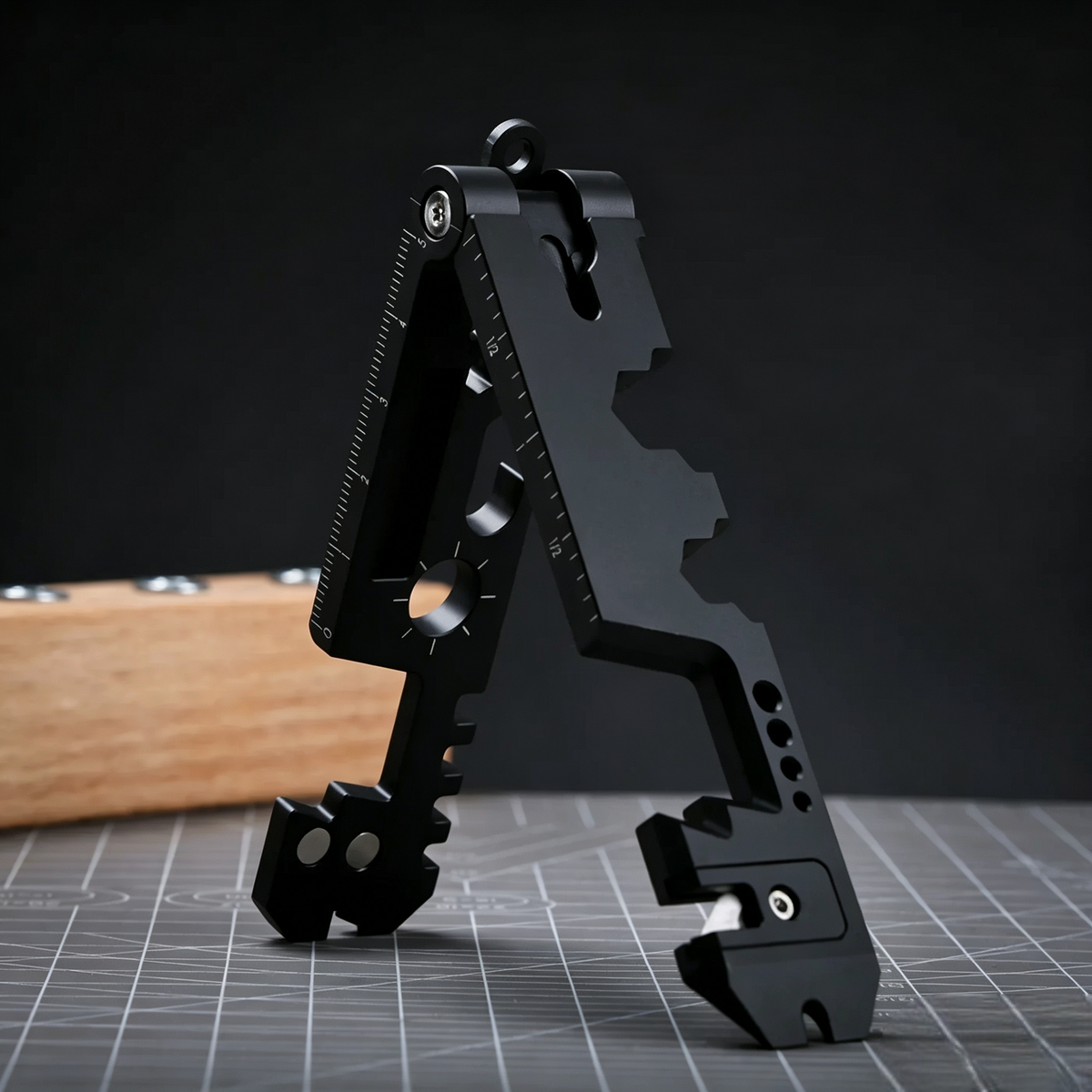 AceStand 2.0: The Magnetic All-in-1 Titanium EDC Phone Stand