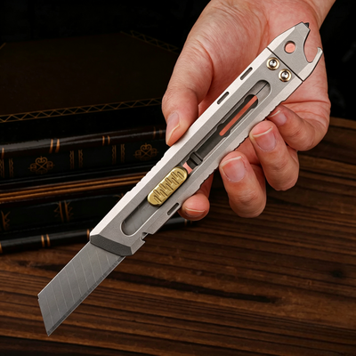 The Shark - Titanium Retractable Multifunction Utility Knife