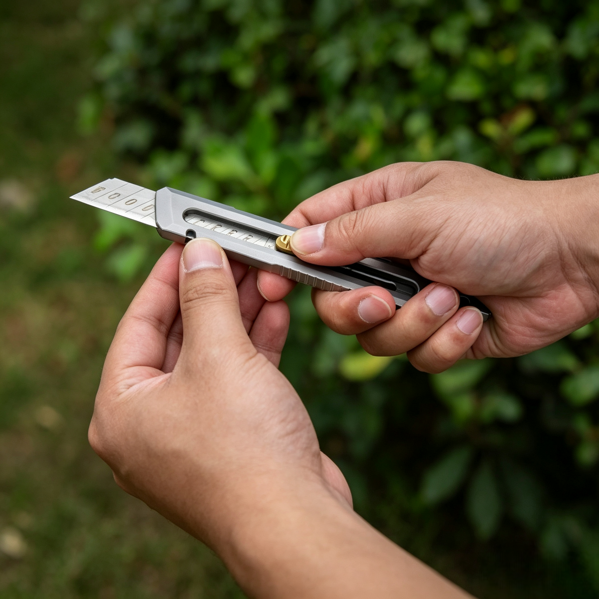 The Shark - Titanium Retractable Multifunction Utility Knife