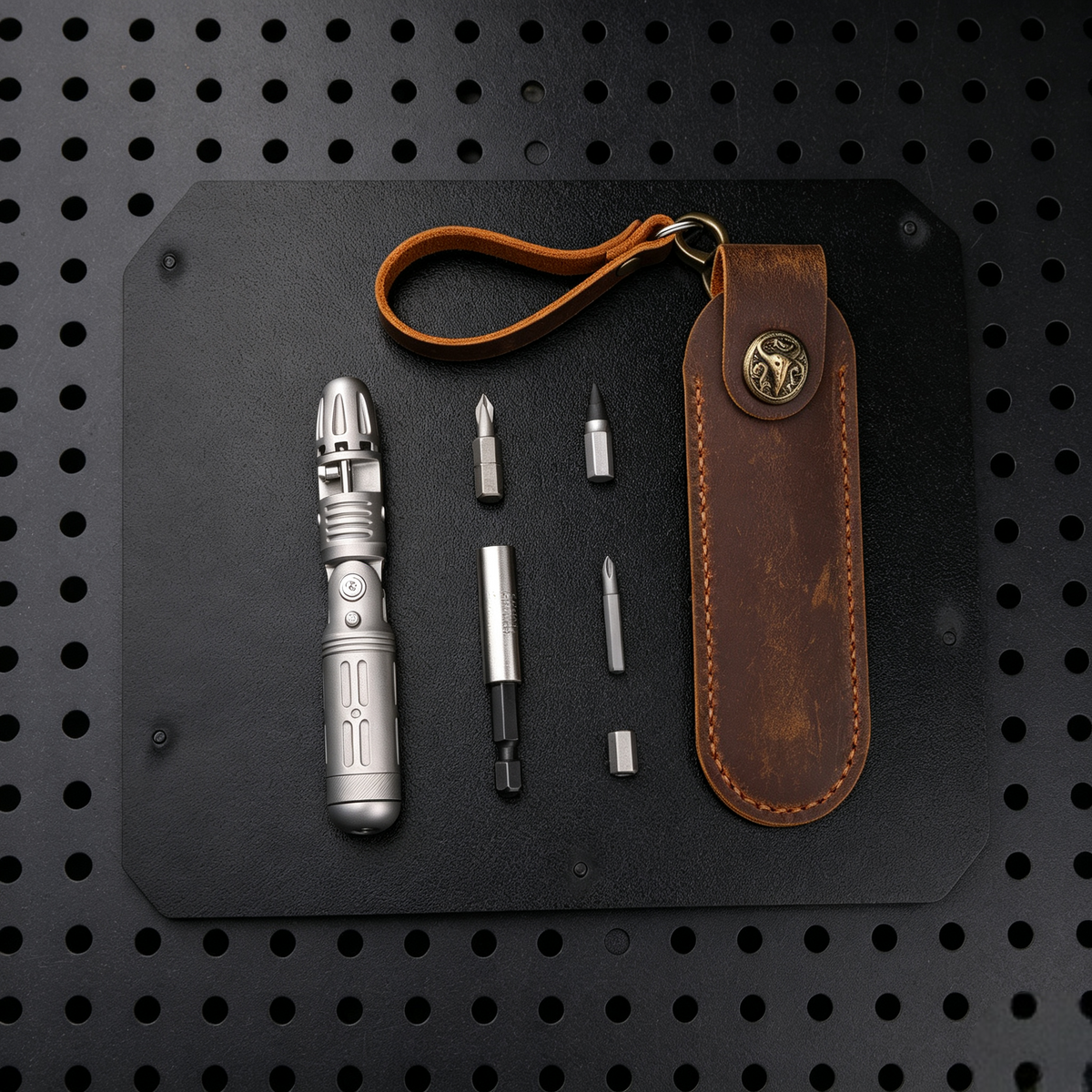 Arcos Driver: 4-Angle Foldable Titanium Ratchet Screwdriver