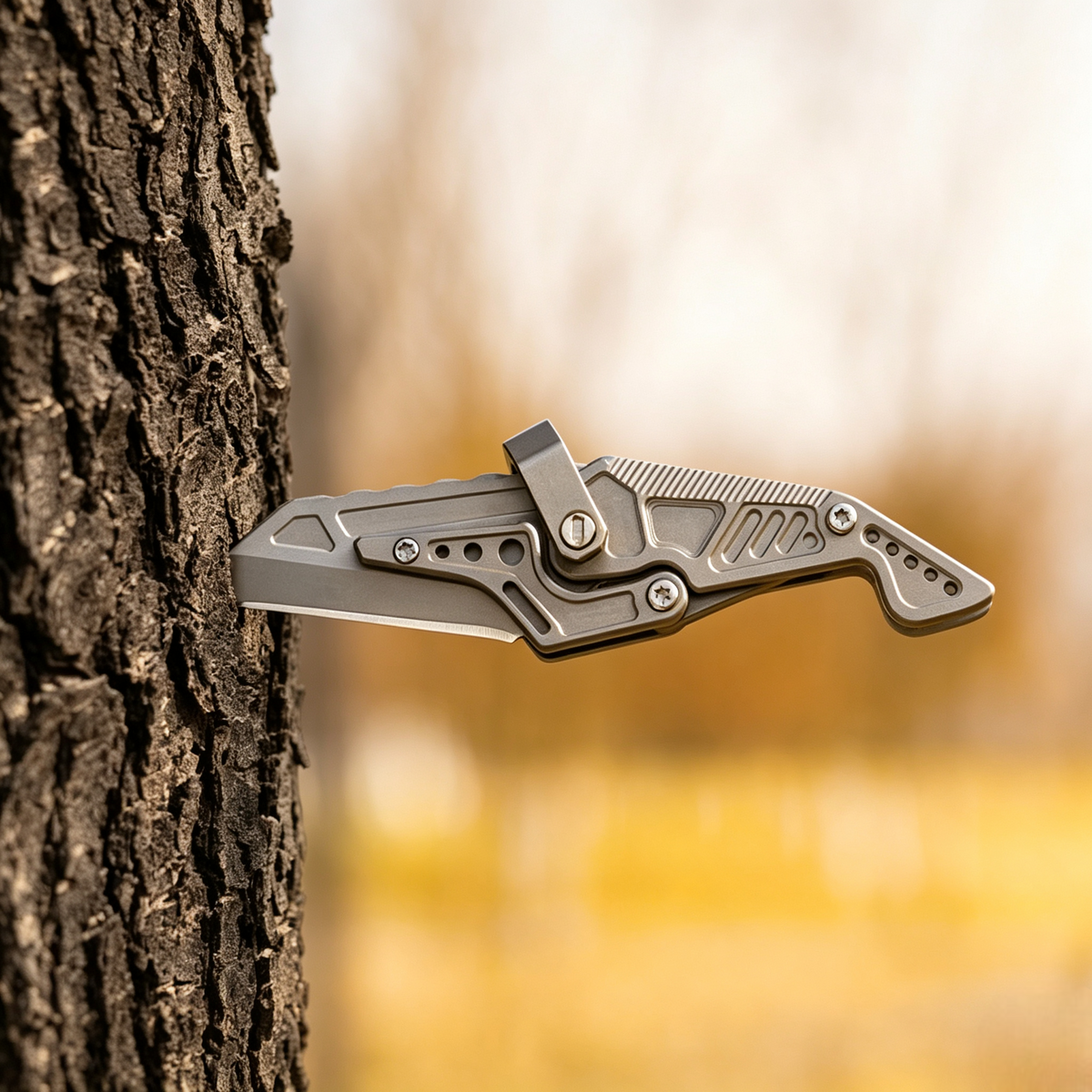 LINKFIN: A Compact Sliding-Link Knife for Everyday Use