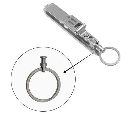 Replacement Quick-Release Attachment & Titanium Split Ring