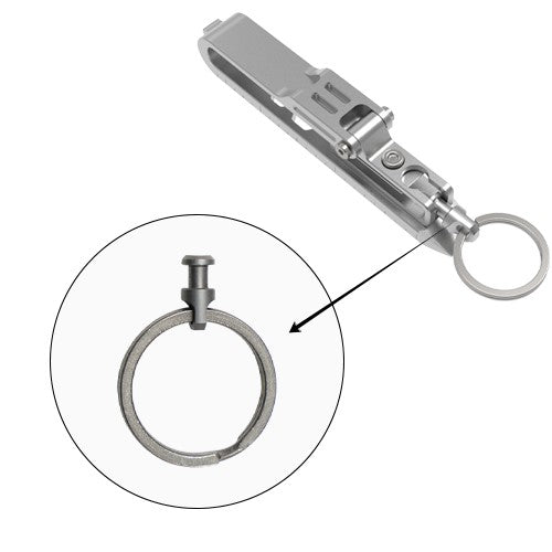Replacement Quick-Release Attachment & Titanium Split Ring