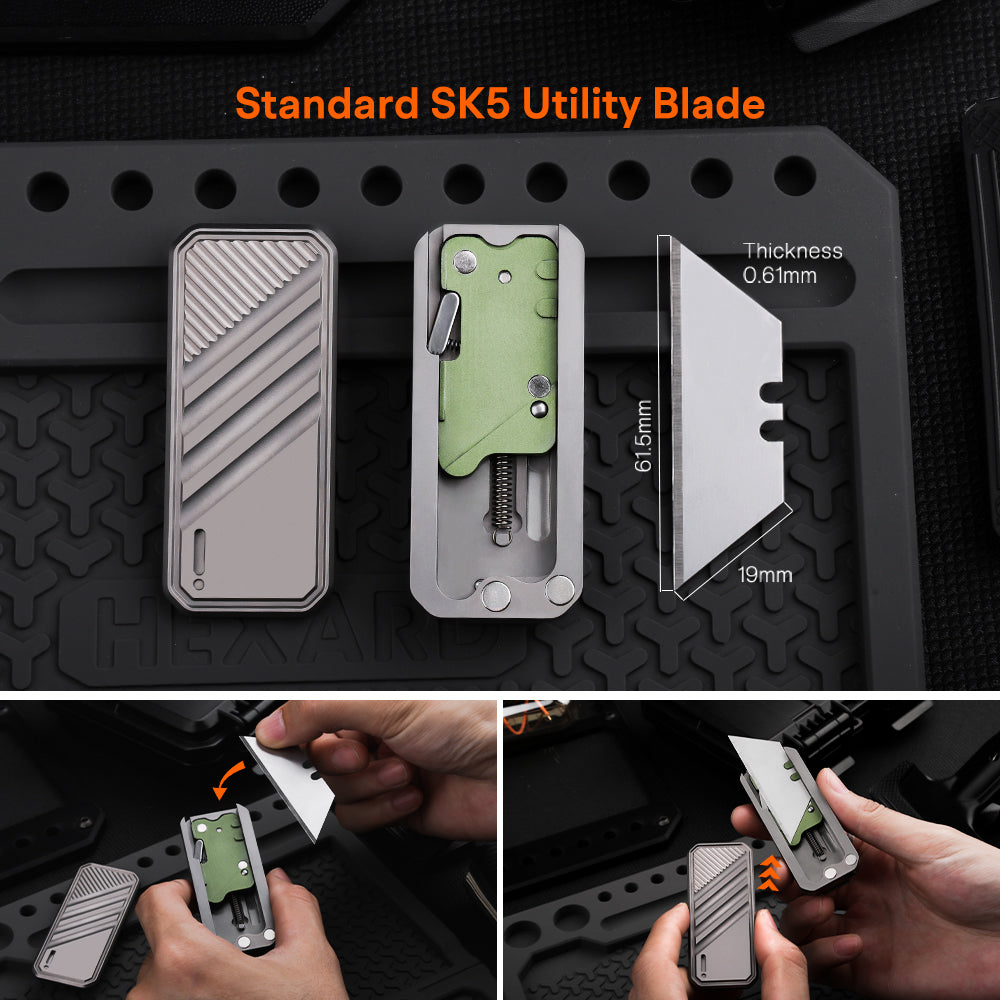 DeckShiv — A Magnetic Fidget Slider Utility Knife