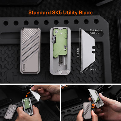 DeckShiv — A Magnetic Fidget Slider Utility Knife