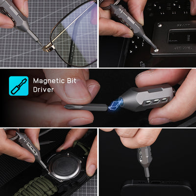 Dark Fire 2.0 – Titanium Multitool Keychain Lantern