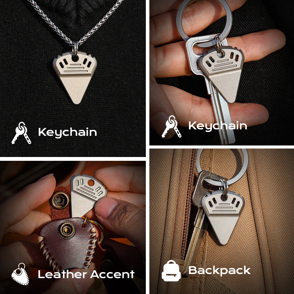 ResoTi | Titanium Guitar Pick with Sweat-Activated Grip