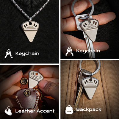 ResoTi | Titanium Guitar Pick with Sweat-Activated Grip