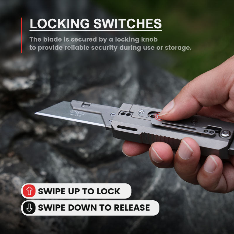 The JetFlick - Innovative Titanium Knife with Unique Opening