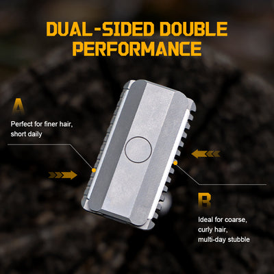 ModuRazor V2 - Smaller, Lighter, Travel-Ready Titanium Razor