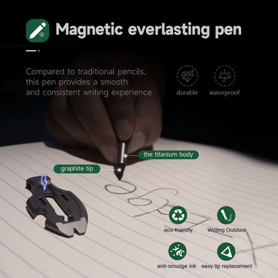 The Flounder - Titanium Multitool Pendant For EDC