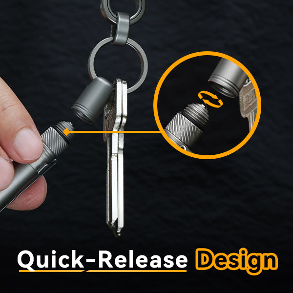 The OmniPen: Titanium Pocket Tool with 5 Smart Functions