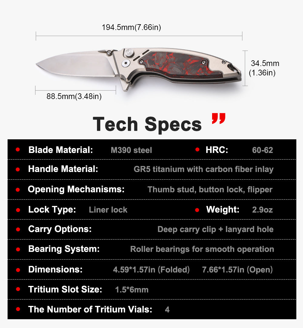 Scarab 2.0: Executive Titanium & M390 Precision Craft Tool