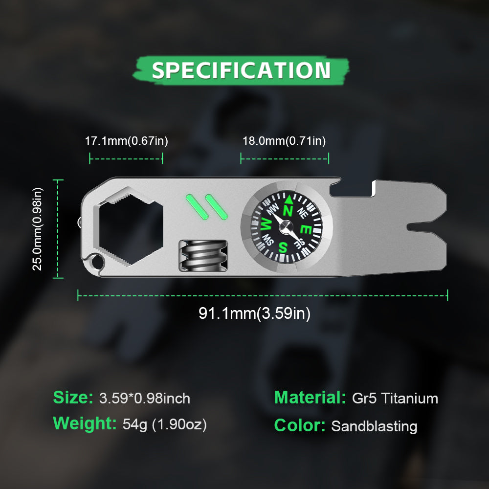 SwitchDisc: Titanium Pocket Tool for Everyday Carry