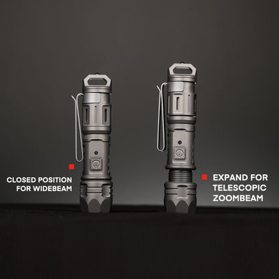 TiScope: The Compact Titanium Zoom Light for Everyday Carry