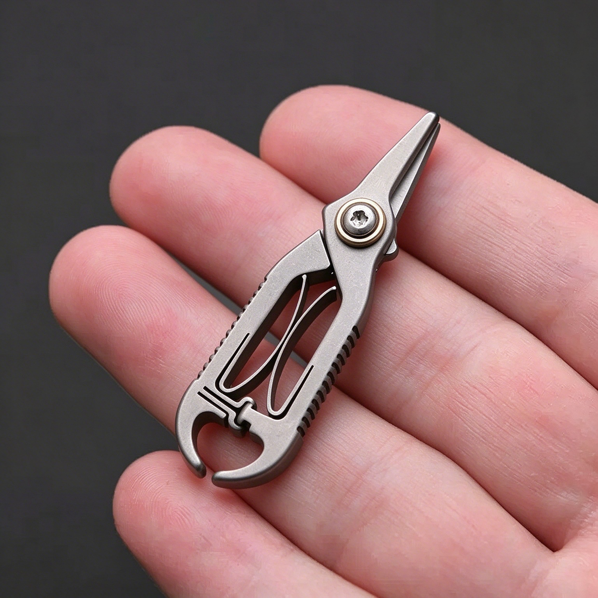 Titanium Mini Nose Hair Scissors