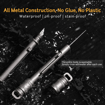 AcePick Pro: Titanium Quick-Release Multitool Toothpick