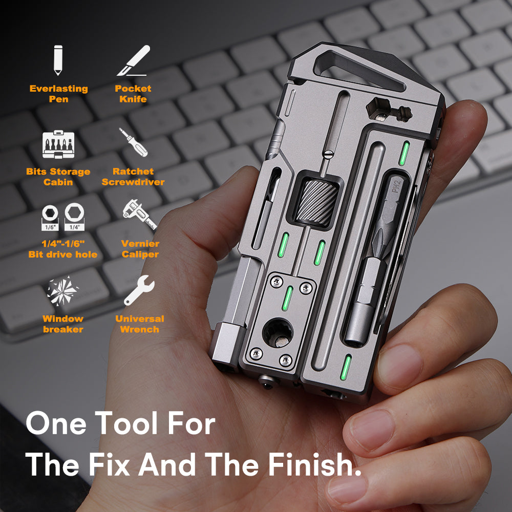 OmniPro Wrench 3.0 — Titanium Multi-Tool Wrench System