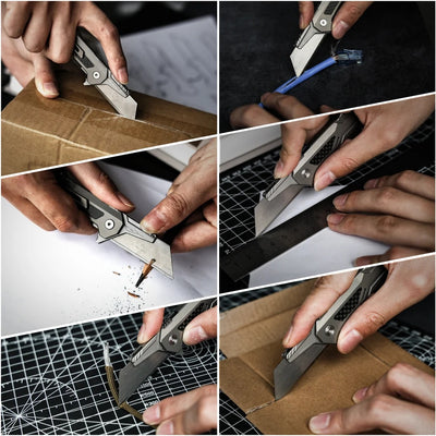 The WindSlice: Mini EDC Titanium Folding Utility Knife