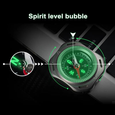 CompaX — A Titanium Compass with Multiple Carry Options