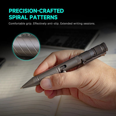 The BoltLite:Modular Titanium EDC Pen & Flashlight & Pry Bar