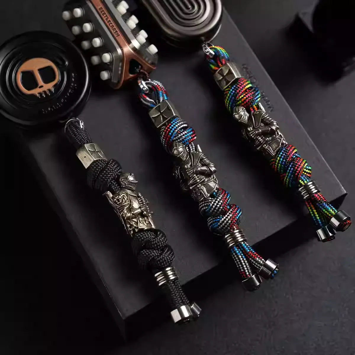 EDC Paracord Lanyard Keychain