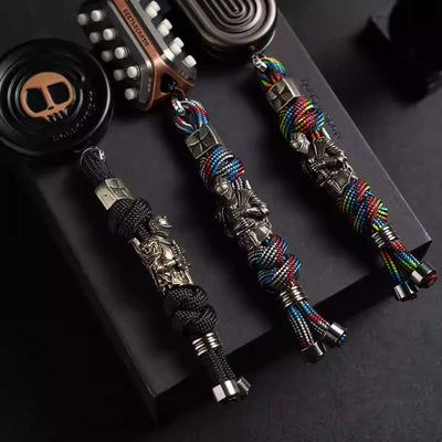 EDC Paracord Lanyard Keychain