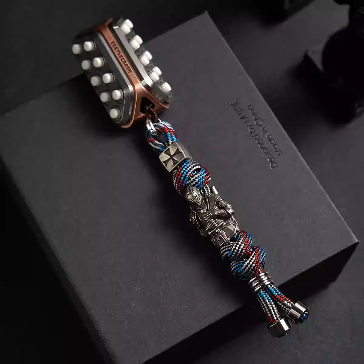 EDC Paracord Lanyard Keychain