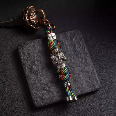 EDC Paracord Lanyard Keychain