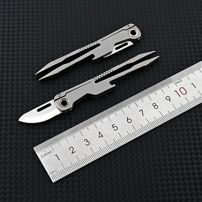 Titanium Pocket Knife Tweezers