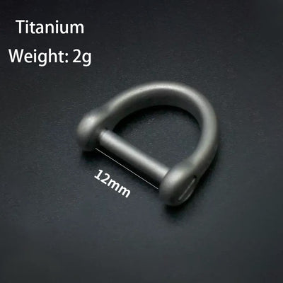 Titanium D-Ring Keychain