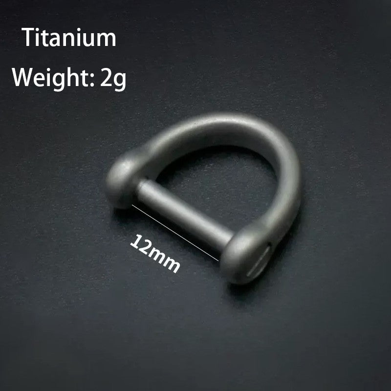 Titanium D-Ring Keychain