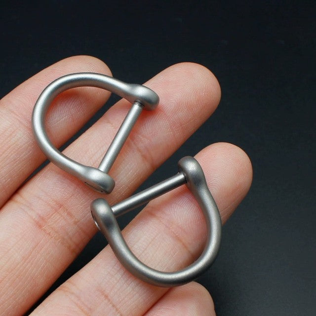 Titanium D-Ring Keychain